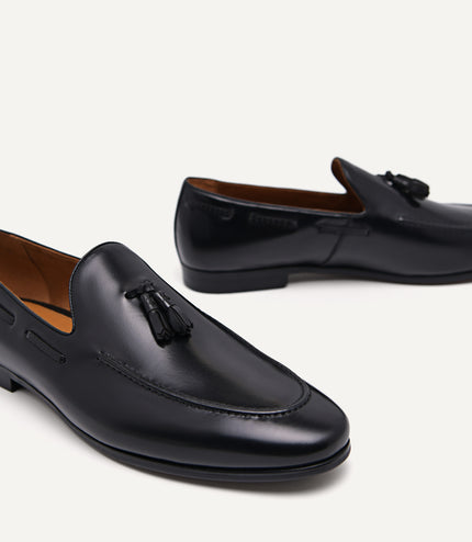 Leather Tasselled Loafers