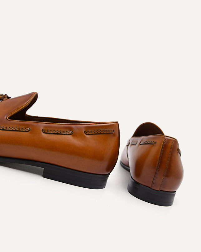 Leather Tasselled Loafers