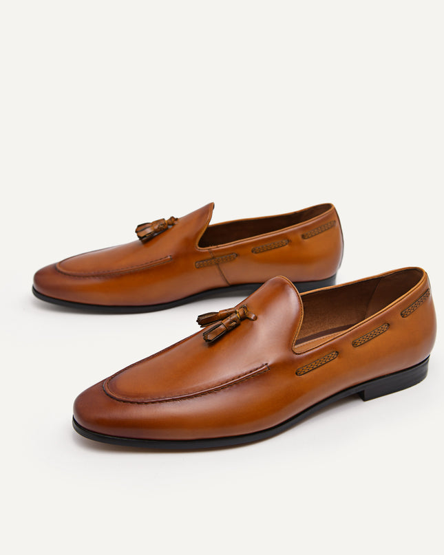 Leather Tasselled Loafers