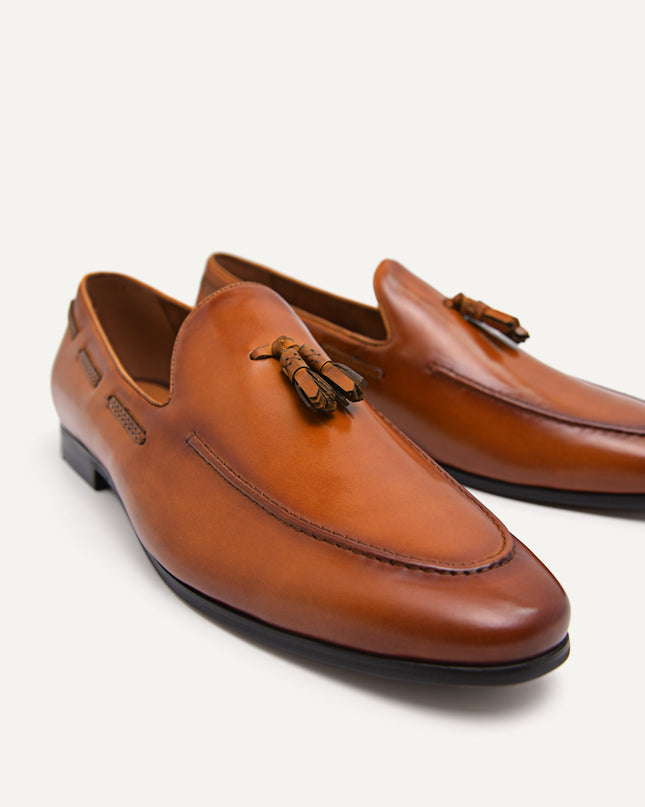 Leather Tasselled Loafers