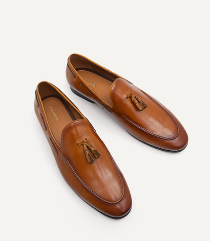 Leather Tasselled Loafers
