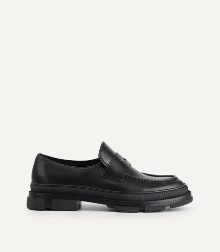 Chunky Leather Loafers