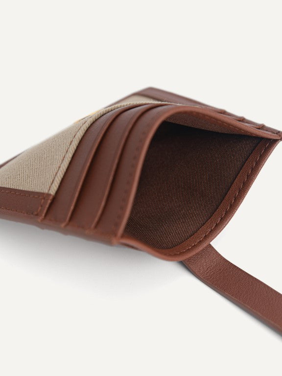 Leather Two-Tone Card Holder