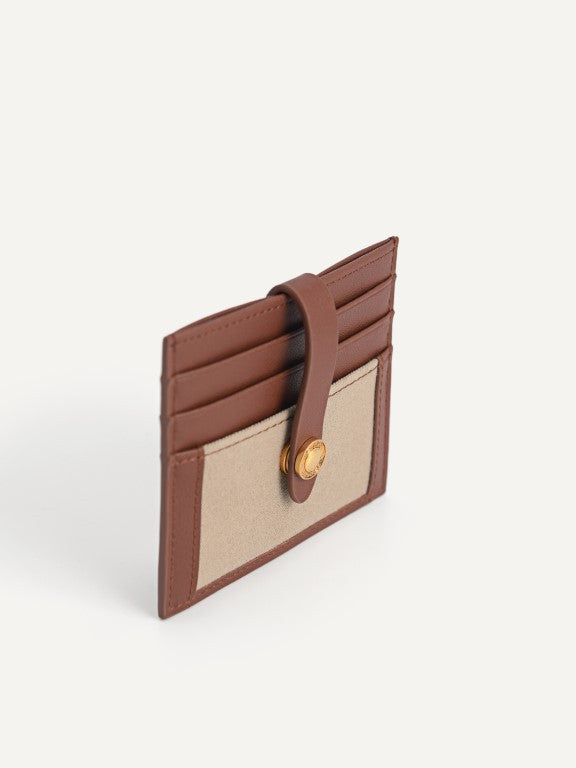 Leather Two-Tone Card Holder
