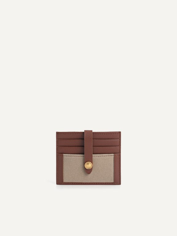 Leather Two-Tone Card Holder