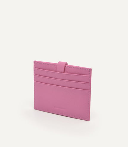 Leather Croc-Effect Card Holder