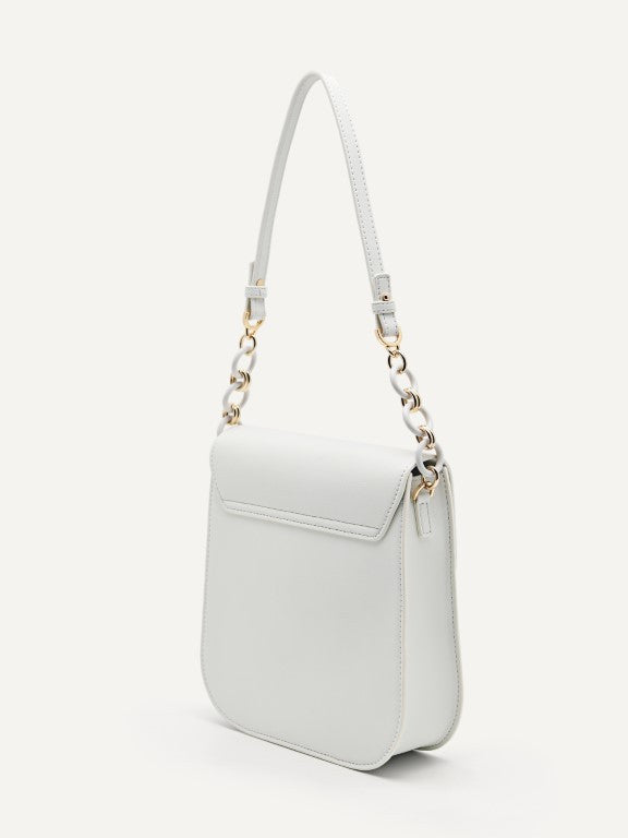 Shoulder Bag with Chain Handle