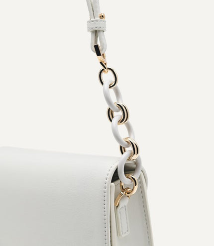 Shoulder Bag with Chain Handle