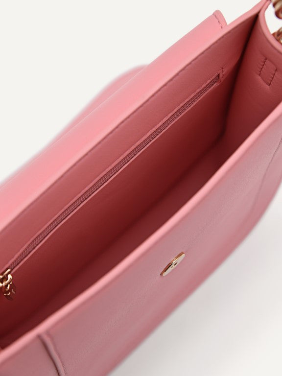 Shoulder Bag with Chain Handle