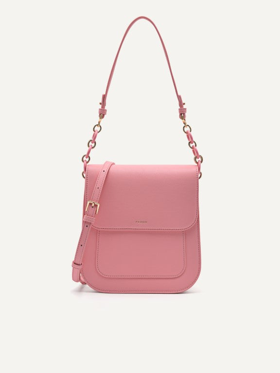 Shoulder Bag with Chain Handle