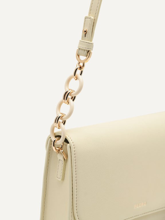 Shoulder Bag with Chain Handle