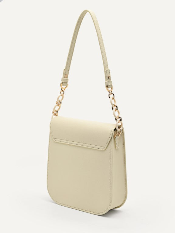 Shoulder Bag with Chain Handle