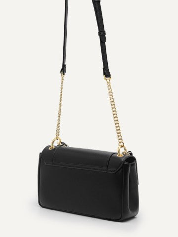 Shoulder Bag with Scarf Handle