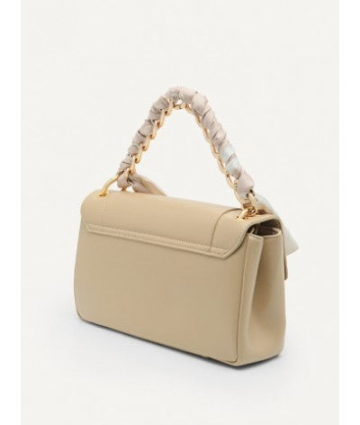 Shoulder Bag with Scarf Handle