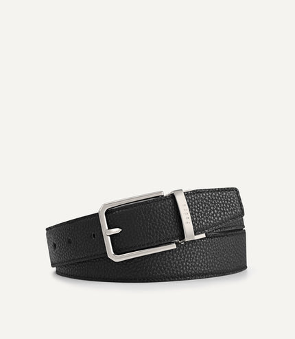 Reversible Leather Pin Belt