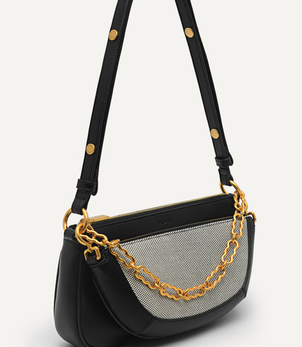 Double Pouch Shoulder Bag