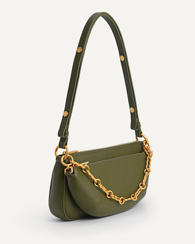 Double Pouch Shoulder Bag