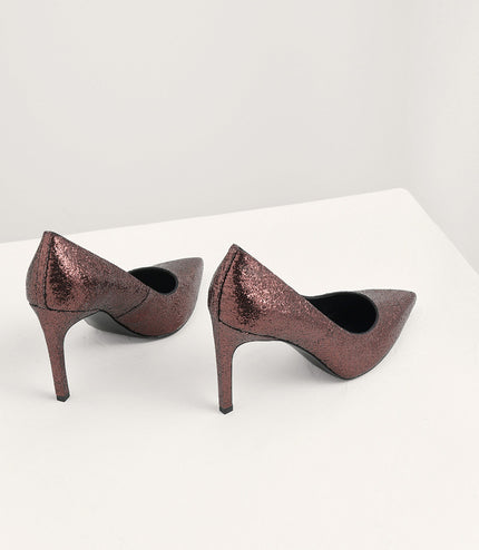 Glitter Stelitto Heels