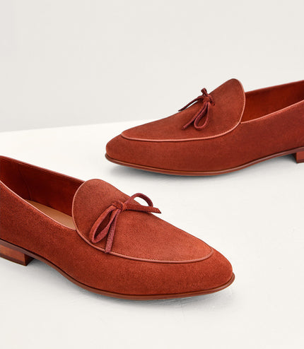 Suede Bow Shoes