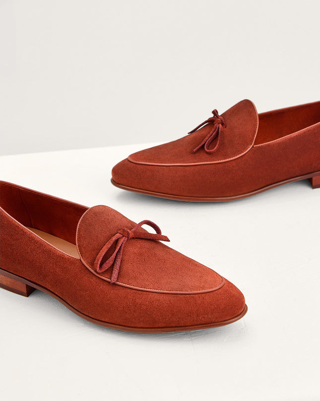 Suede Bow Shoes
