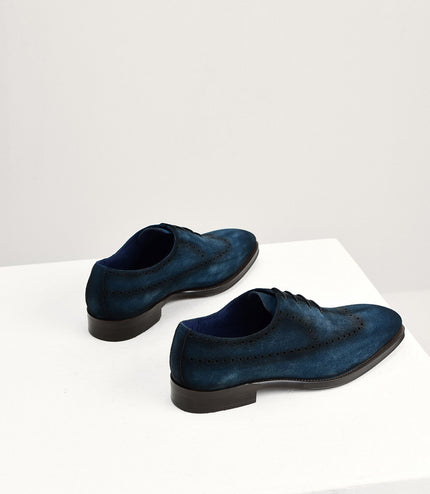Calf Suede Oxfords