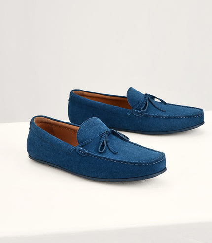 Leather Bow Moccasins