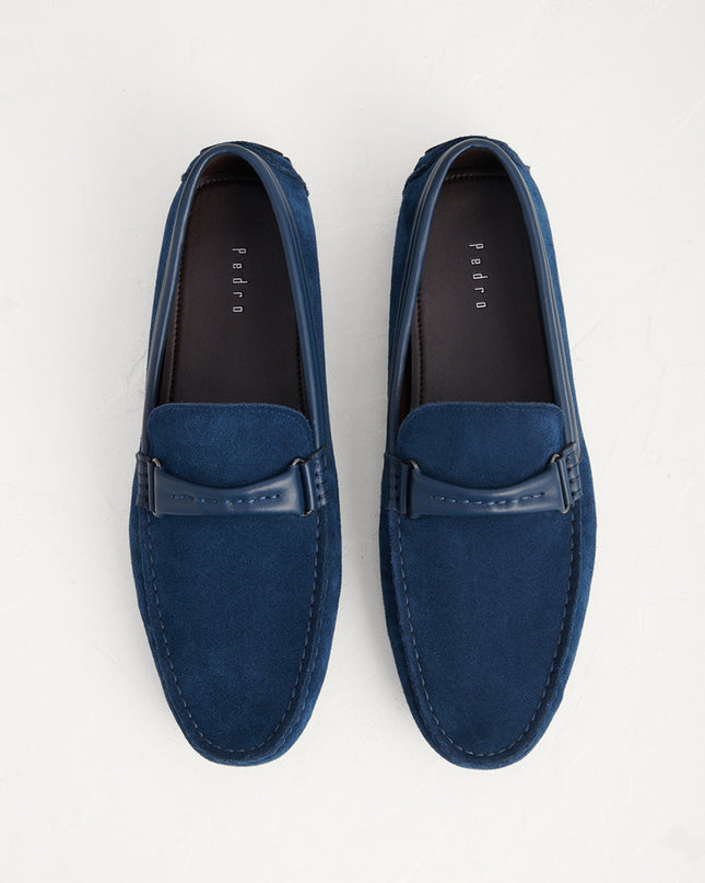 Embossed Leather Moccasins