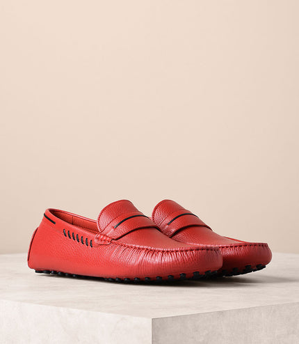 Leather Side Moccasins