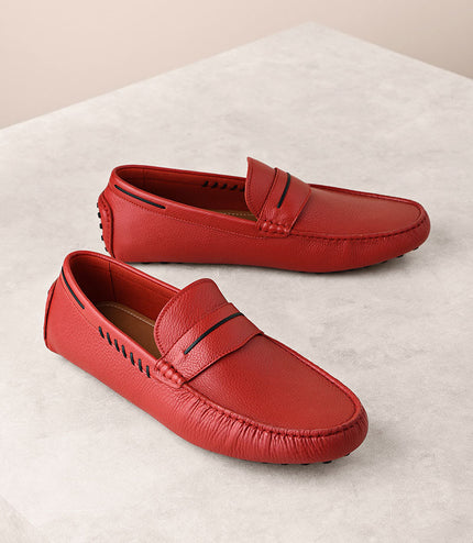 Leather Side Moccasins