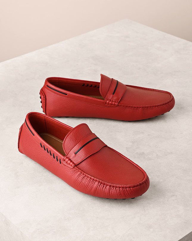 Leather Side Moccasins