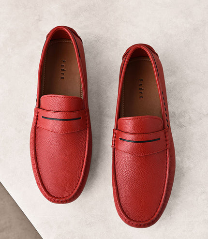 Leather Side Moccasins