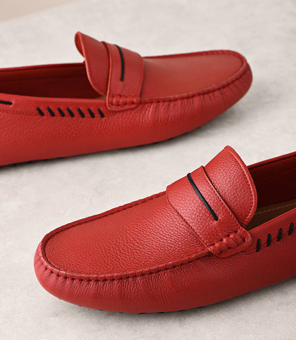 Leather Side Moccasins