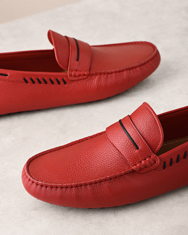 Leather Side Moccasins