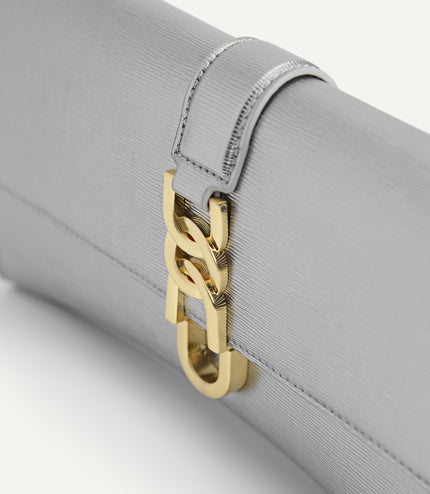 Chain Embellished Clutch