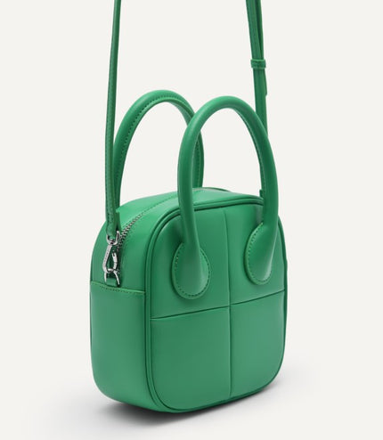 Mini Panelled Top Handle Bag
