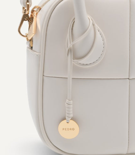 Mini Panelled Top Handle Bag