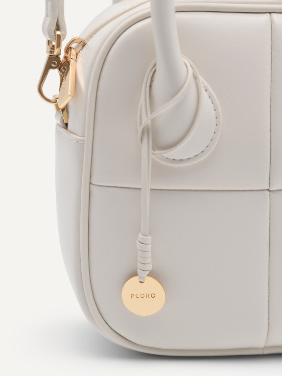 Mini Panelled Top Handle Bag