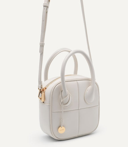Mini Panelled Top Handle Bag