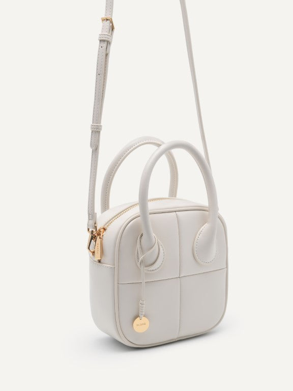 Mini Panelled Top Handle Bag