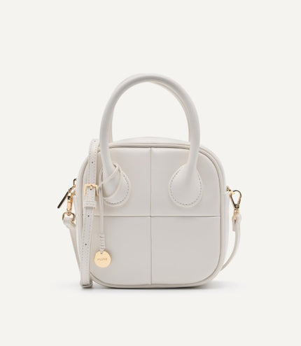 Mini Panelled Top Handle Bag