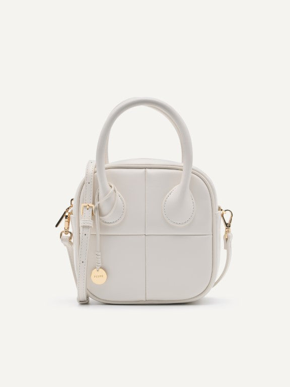 Mini Panelled Top Handle Bag