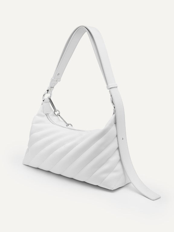 Quilted Shoulder Bag with Chain Strap