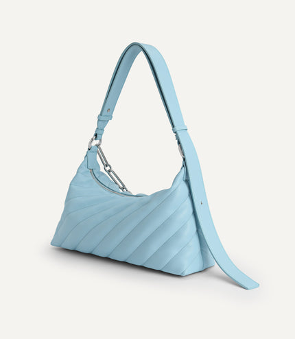 Quilted Shoulder Bag with Chain Strap