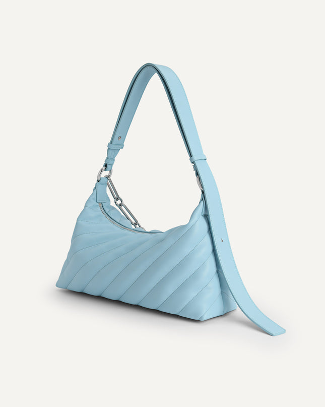 Quilted Shoulder Bag with Chain Strap