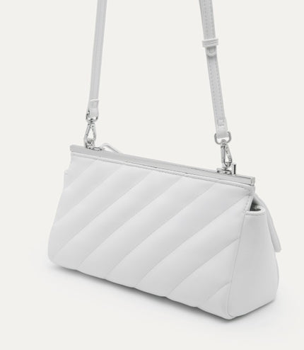 Quilted Shoulder Bag with Chain Strap