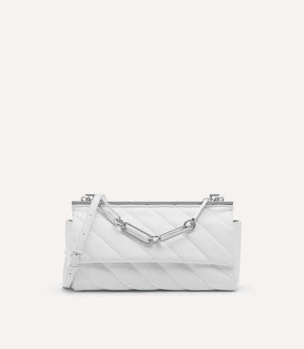 Quilted Shoulder Bag with Chain Strap