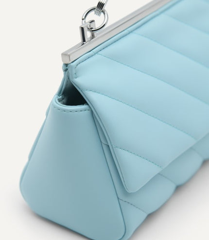 Quilted Shoulder Bag with Chain Strap