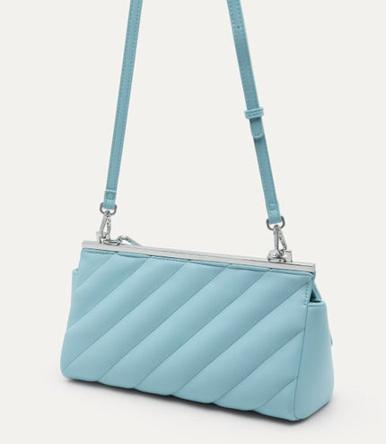 Quilted Shoulder Bag with Chain Strap
