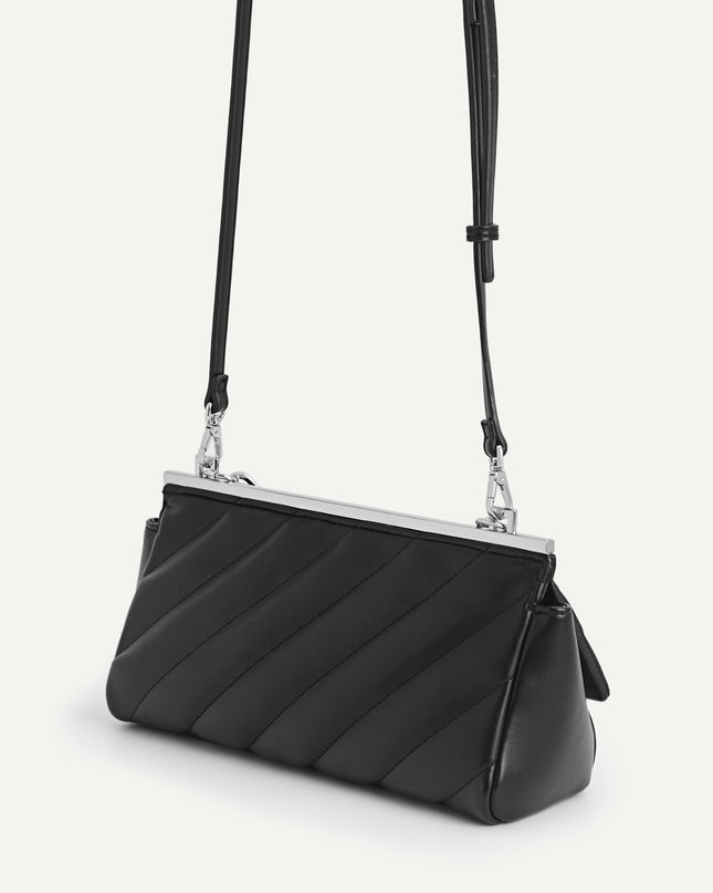 Quilted Shoulder Bag with Chain Strap