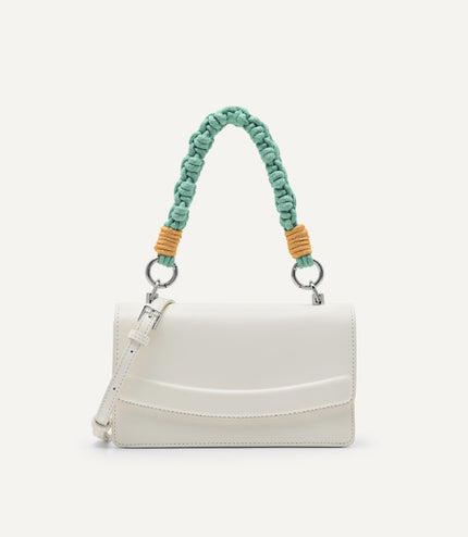 Shoulder Bag with Braided Handle